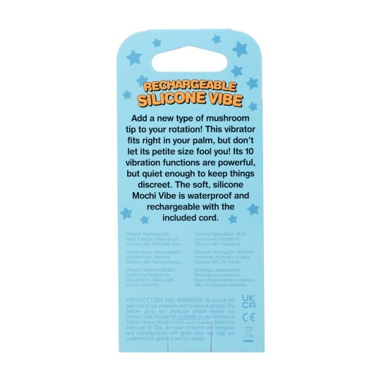 MUSHROOM VIBE - VIBRADOR DE SILICONA RECARGABLE - PÚRPURA