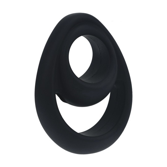 ANILLO DE SILICONA DOBLE ERGO - NEGRO