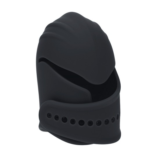 LEVELZ ADJUSTABLE SILICONE GLAND STIMULATOR WITH VIBRATION BLACK 