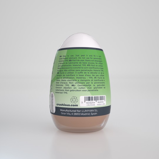 HUEVO MASTURBADOR EZY EGG THE EXPERT CRUSHIOUS