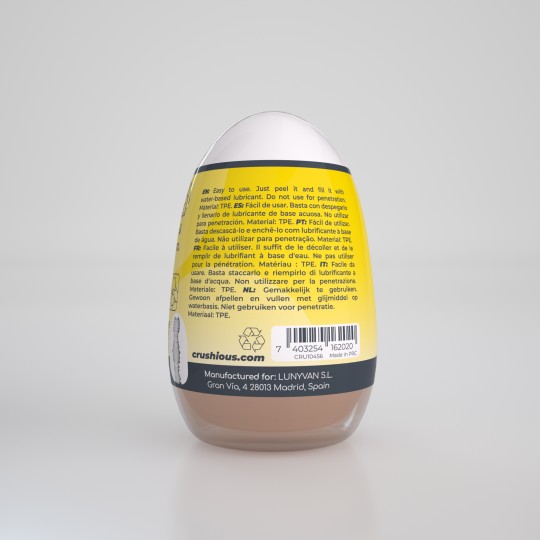 HUEVO MASTURBADOR EZY EGG ANAL CRUSHIOUS