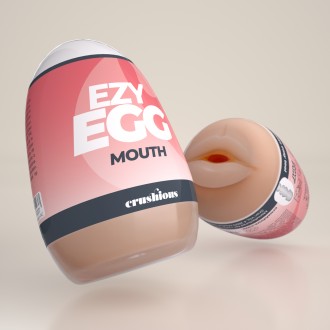 ŒUF MASTURBATEUR EZY EGG ORAL CRUSHIOUS