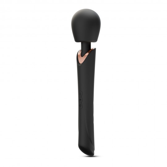 HOLLY VIBROMASSEUR WAND RECHARGEABLE NOIR CRUSHIOUS