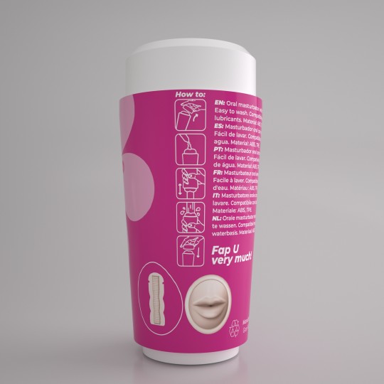 PACK OF 72 CRUSHIOUS FAPPUCINO SWEET KISS PORTABLE ORAL MASTURBATOR