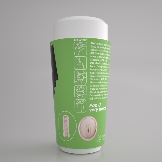 PACK DE 72 FAPPUCINO CREAMY PUSS ПЕРЕНОСНОЙ ВАГИНАЛЬНЫЙ МАСТУРБАТОР CRUSHIOUS