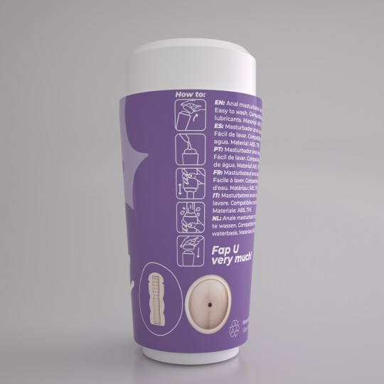 PACK DE 72 FAPPUCINO HOT BUNS MASTURBADOR ANAL PORTÁTIL CRUSHIOUS