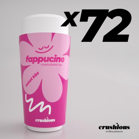 PACK DE 72 FAPPUCINO MASTURBADOR ORAL PORTÁTIL SWEET KISS CRUSHIOUS