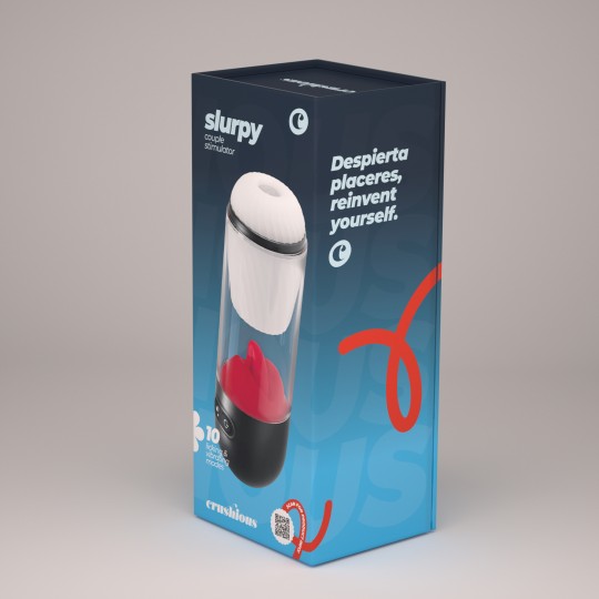 SLURPY MASTURBADOR 2 EM 1 DESMONTÁVEL CRUSHIOUS