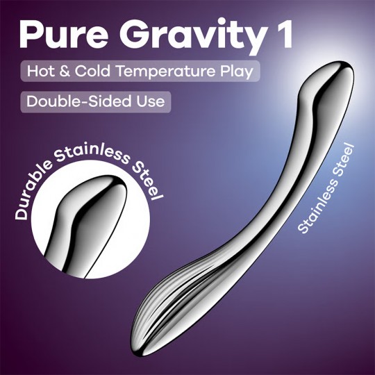DILDO IN METALLO PURE GRAVITY 1 SATISFYER
