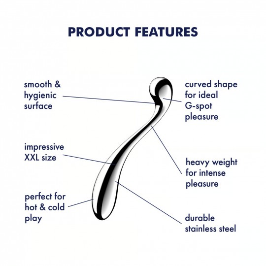 GODE MÉTALLIQUE STAR FORCE 4 SATISFYER