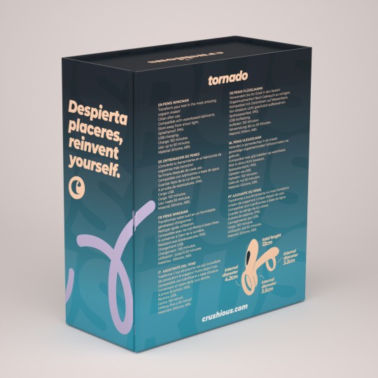 TORNADO ARMADURA PENIANA COM ROTAÇÃO CRUSHIOUS