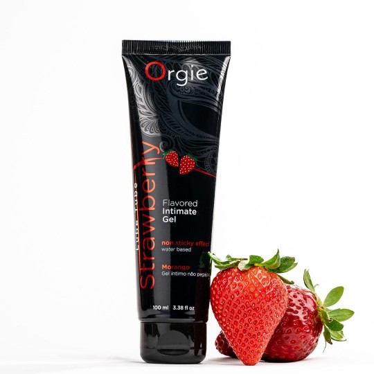 LUBRIFICANTE A BASE DI ACQUA AROMATIZZATO ALLA FRAGOLA 100ML ORGIE