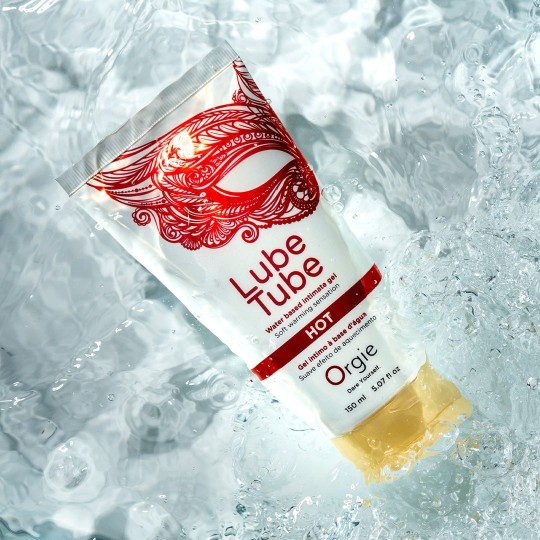LUBRIFICANTE A BASE D'ACQUA CON EFFETTO RISCALDANTE LUBE TUBE 150ML ORGIE