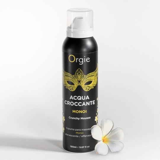 ORGIE ACQUA CROCCANTE CRACKELING MASSAGE FOAM MONÖI 150ML