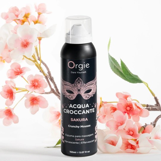 ORGIE ACQUA CROCCANTE МАССАЖНАЯ ПЕНА ДЛЯ КРЕКЕЛИНГА SAKURA 150ML