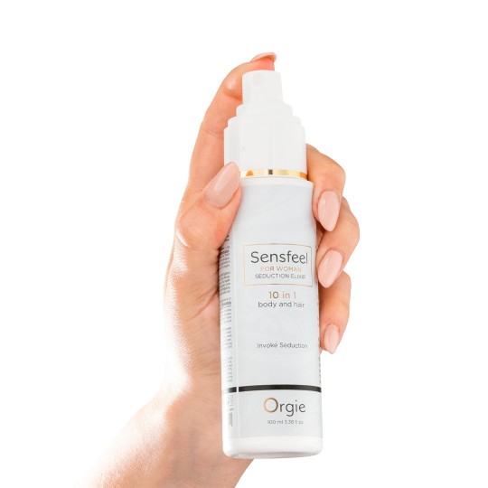 LOZIONE 10 IN 1 PER CORPO E CAPELLI CON FEROMONI SENSFEEL FOR WOMAN 100ML ORGIE