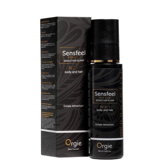 10 В 1 ЛОСЬОН ДЛЯ ТЕЛА И ВОЛОС С ФЕРОМОНАМИ SENSFEEL FOR MAN 100МЛ ORGIE