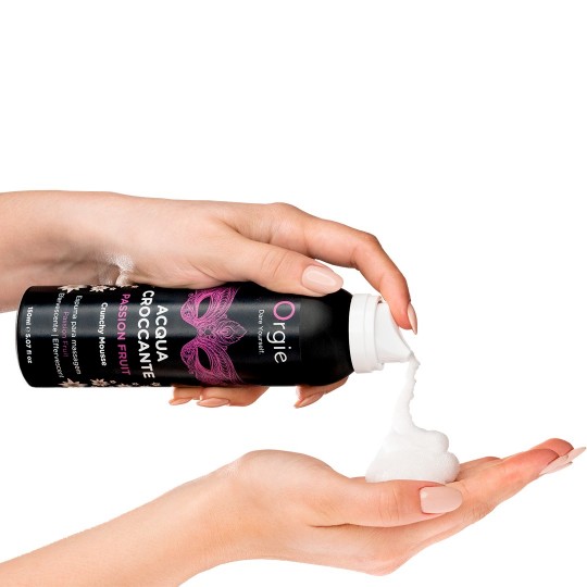 МАССАЖНАЯ ПЕНА CRACKELING ACQUA CROCCANTE ИЗ МАРАКУЙИ 150МЛ ORGIE