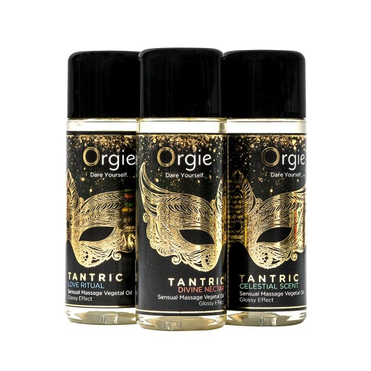 SET DE ACEITES DE MASAJE TANTRIC SENSUAL MINI SIZE 3X30ML ORGIE