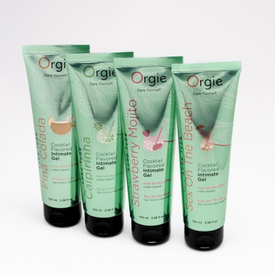 LUBRIFICANTE LUBE TUBE COCKTAIL MOJITO DE MORANGO 100ML ORGIE