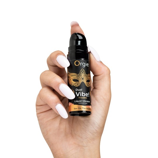 VIBRATEUR LIQUIDE BISOUABLE DUAL VIBE SEX ON THE BEACH 15ML ORGIE