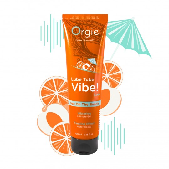 LUBRIFIANT LUBE TUBE VIBE! SEX ON THE BEACH FAIBLE INTENSITÉ ORGIE 100ML