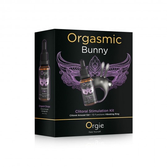 KIT DI STIMOLAZIONE CLITORIDEA ORGASMIC BUNNY ORGIE 30ML
