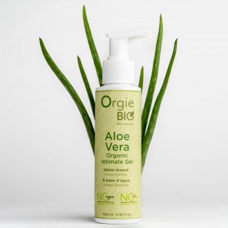 GEL LUBRIFICANTE A BASE D'ACQUA BIO ALOE VERA 100ML ORGIE