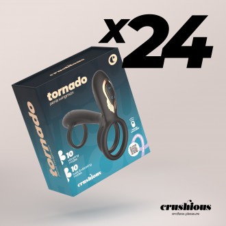 PACK DE 24 TORNADO ARMURE ROTATIVE POUR PÉNIS CRUSHIOUS