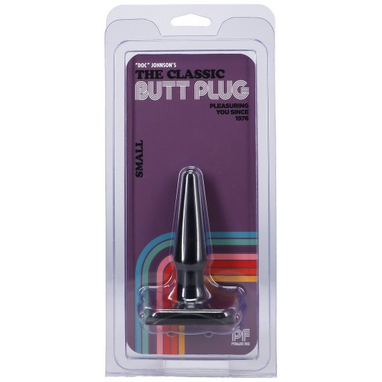 PLUG ANAL DOC JOHNSON CLASSIC BUTT PLUG NEGRO SMALL