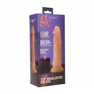 DILDO REALÍSTICO GC 7,5” BRANCO