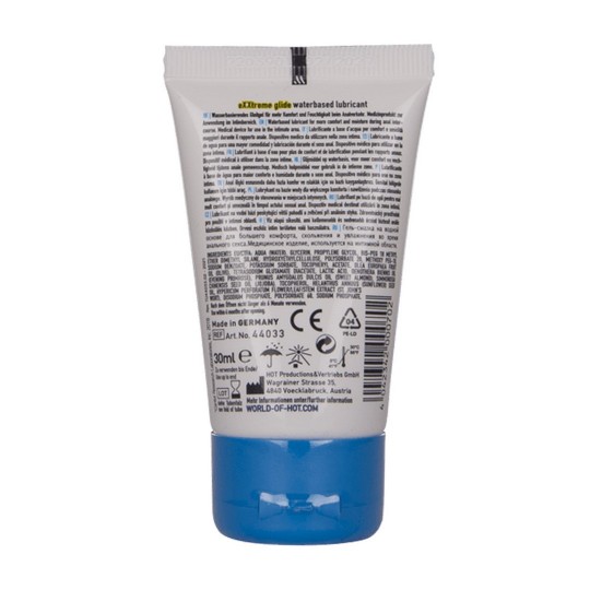 LUBRICANTE BASE ACUOSA HOT™ EXXTREME GLIDE 30ML