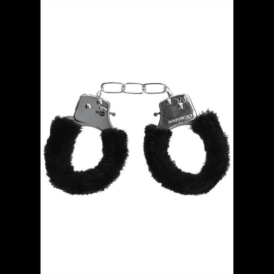 ALGEMAS COM PELUCHE PLEASURE FURRY HANDCUFFS PRETAS