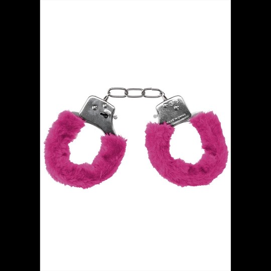 PLEASURE FURRY HANDCUFFS PINK