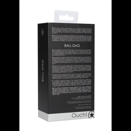 OUCH! BALL GAG BLACK