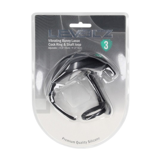 ANNEAU VIBRANT ET AJUSTABLE POUR LE PÉNIS EN SILICONE LEVELZ