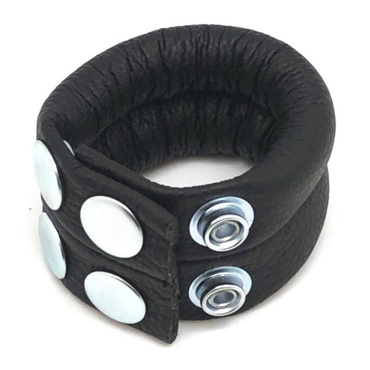 ADJUSTABLE LEATHER BALLSTRETCHER 140 GR - BLACK