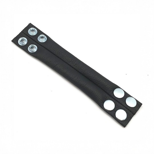 ADJUSTABLE LEATHER BALLSTRETCHER 140 GR - BLACK