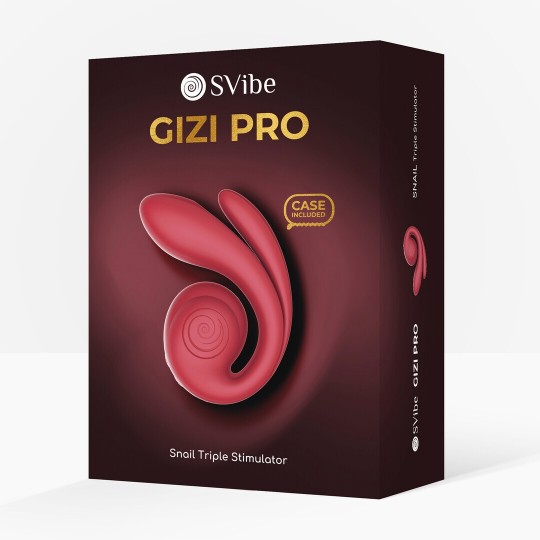 GIZI PRO - TRIPLE STIMULATOR - BORDEAUX