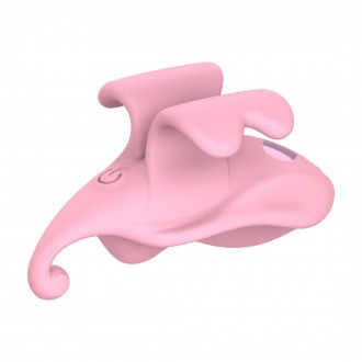 FINGER DUAL VIBRATOR - PINK