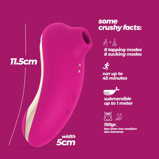 ESTIMULADOR DE CLITÓRIS SUPERNOVA CRUSHIOUS ROSA