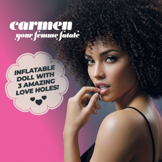 НАДУВНАЯ КУКЛА CRUSHIOUS CARMEN THE FEMME FATALE EBONY