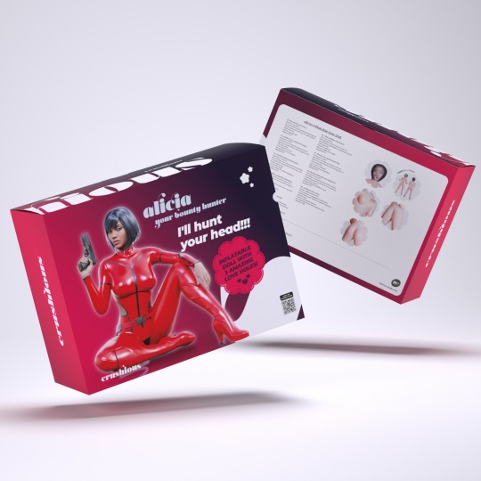 ALICIA LA CHASSEUSE DE PRIMES POUPÉE GONFLABLE MÉTISSE CRUSHIOUS