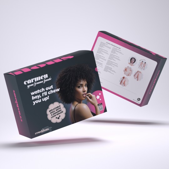 CARMEN LA FEMME FATALE POUPÉE GONFLABLE MÉTISSE CRUSHIOUS