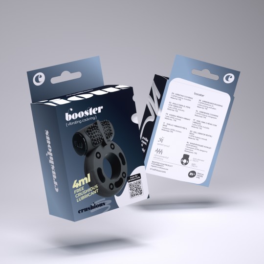 CRUSHIOUS BOOSTER COCKRING WITH VIBRATING BULLET