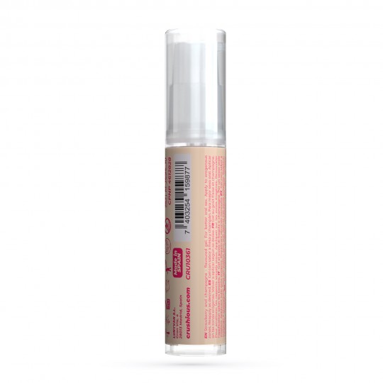 GELÉE LUBRIFIANTE STEAL MY KISSES AU ARÔME DE FRAISE ET CHAMPAGNE CRUSHIOUS 10ML