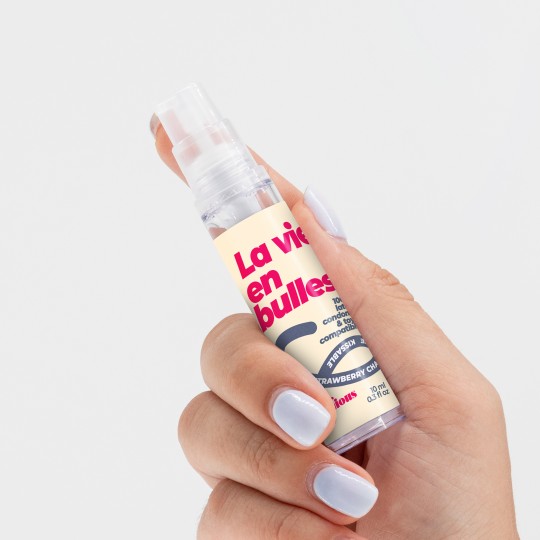 CRUSHIOUS STEAL MY KISSES STRAWBERRY CHAMPAGNE FLAVOUR LUBRICANT GEL 10ML