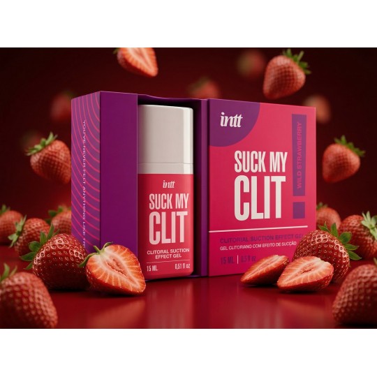 INTT SUCK MY CLIT WILD STRAWBERRY STIMULATING GEL 15ML