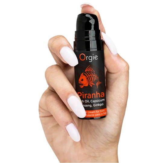ORGIE PIRANHA POWER CREAM STIMULATING CREAM FOR MEN 15ML