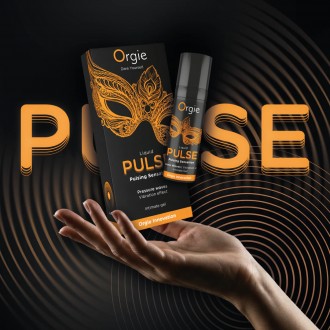 УНИВЕРСАЛЬНЫЙ СТИМУЛИРУЮЩИЙ ГЕЛЬ С ПУЛЬСИРУЮЩИМ ЭФФЕКТОМ LIQUID PULSE 15 МЛ ORGIE
